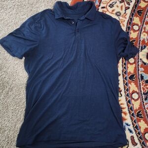 Lululemon Men's Navy Polo Shirt